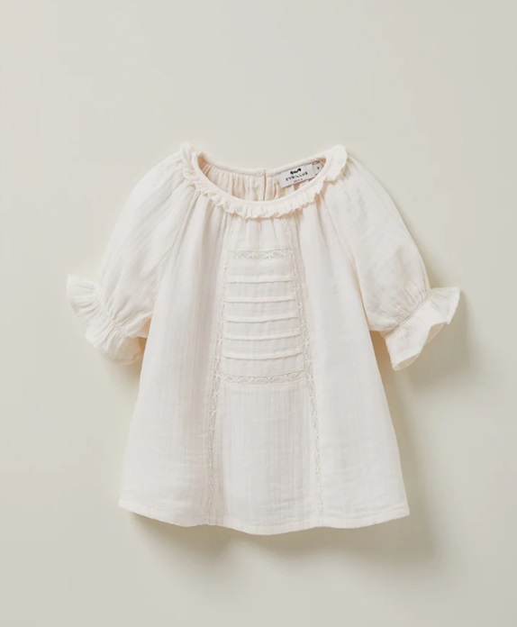 GIRL'S COTTON GAUZE SHIRT
